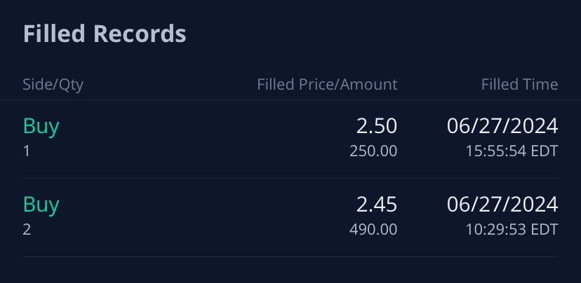 CL_Trades_'s tweet photo. Filled 3 cons of $UAL yesterday looks promising https://t.co/ID6ja3MTnu