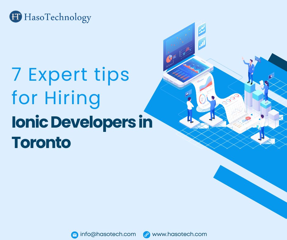 HasoTechnology's tweet photo. Unlocking Success: 7 Expert Tips for Hiring #IonicDevelopers in #Toronto!
Here are some expert tips to ensure you hire the best talent in Toronto. Read our article to know more.
Article: https://t.co/Rn9F7HhboS

#HiringTips #IonicDevelopers #IonicDevelopersToronto #HasoTechnology https://t.co/ePX5axcQCH