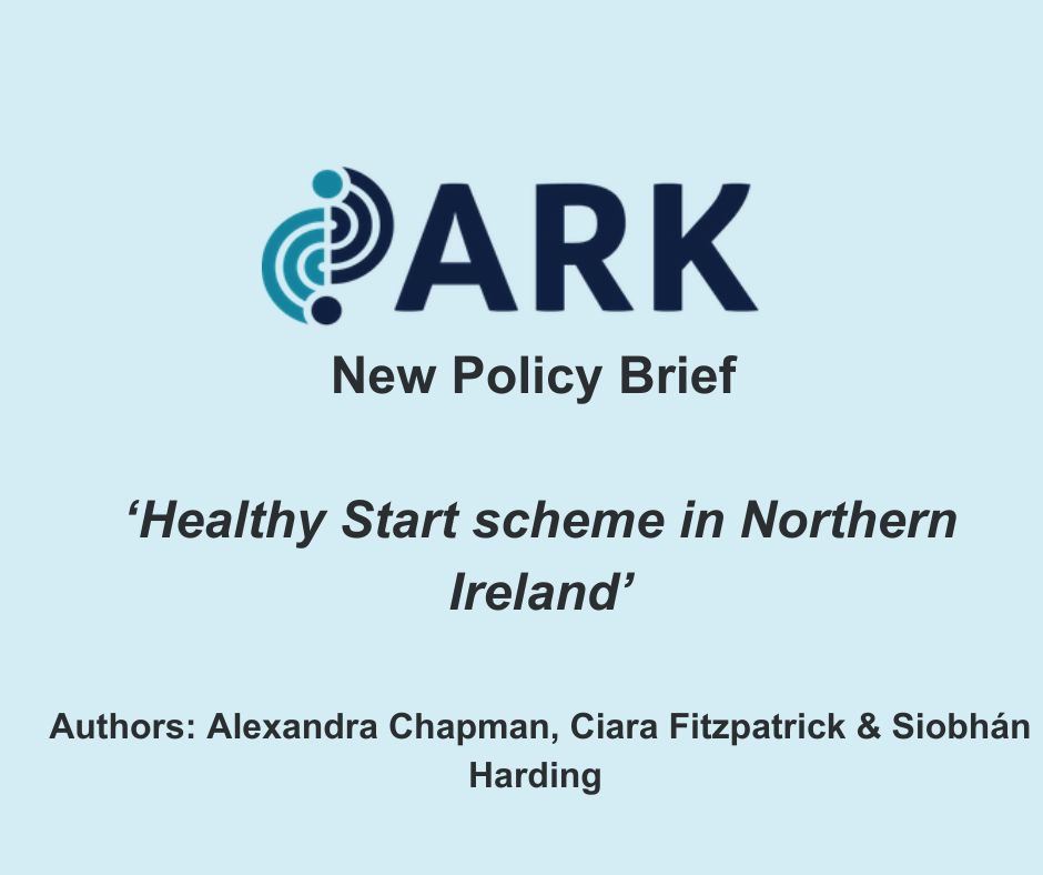 ARK_info's tweet photo. 🔔New ARK Policy Brief 🔔

The Policy Brief examines the Healthy Start scheme in Northern Ireland. #NHSHealthyStart

Read here ➡️ https://t.co/lbSY804keY

@Alexandra3C @C_Fitz_ @WSN_NI @ASPS_UU @QUBSSESW https://t.co/fIz5khxklD