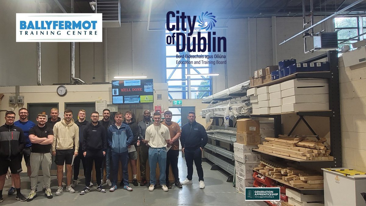 Good luck to our electrical apprentices who have completed their Phase II training with Ballyfermot Training Centre!   Wishing you all the best in your future endeavors! Keep up the great work!
#generationapprenticeship #thisisfet #cityofdublinetb