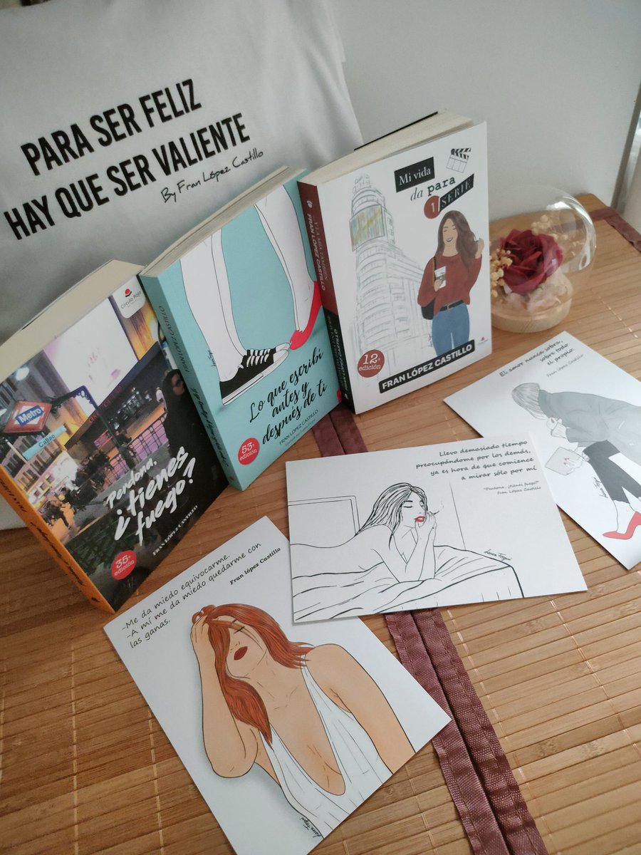 El maravilloso pack de libros por <a href="/franlopezcast/">Fran López Castillo</a> ♥️ súper recomendado. 
#paraserfelizhayqueservaliente