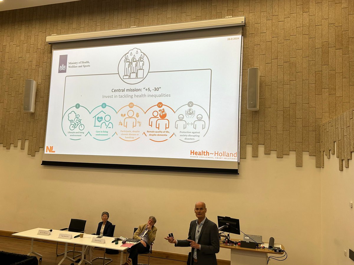 AESIS (@aesisnet) on Twitter photo <a href="/meeterennluv/">Nico van Meeteren</a> shares how the Ministry of Health in the Netherlands are investing in tackling health inequalities with mission driven policies. #ios24 @HealthHolland <a href="/meeterennluv/">Nico van Meeteren</a> shares how the Ministry of Health in the Netherlands are investing in tackling health inequalities with mission driven policies. #ios24 @HealthHolland