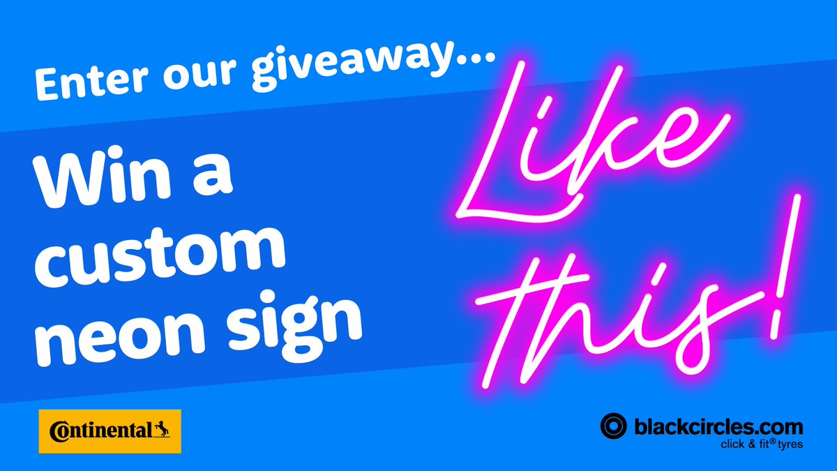 🌴 GIVEAWAY 🌴 

Want to light up your space with a custom neon sign? Here's your chance to win one thanks to Continental 🔆 💡

To enter:
🍧 Like &amp; share this post
🍭 Tell us below, what would your sign say? (One word only).

[Ends 12.07.24]
T&amp;Cs: bit.ly/3Jtb5WN