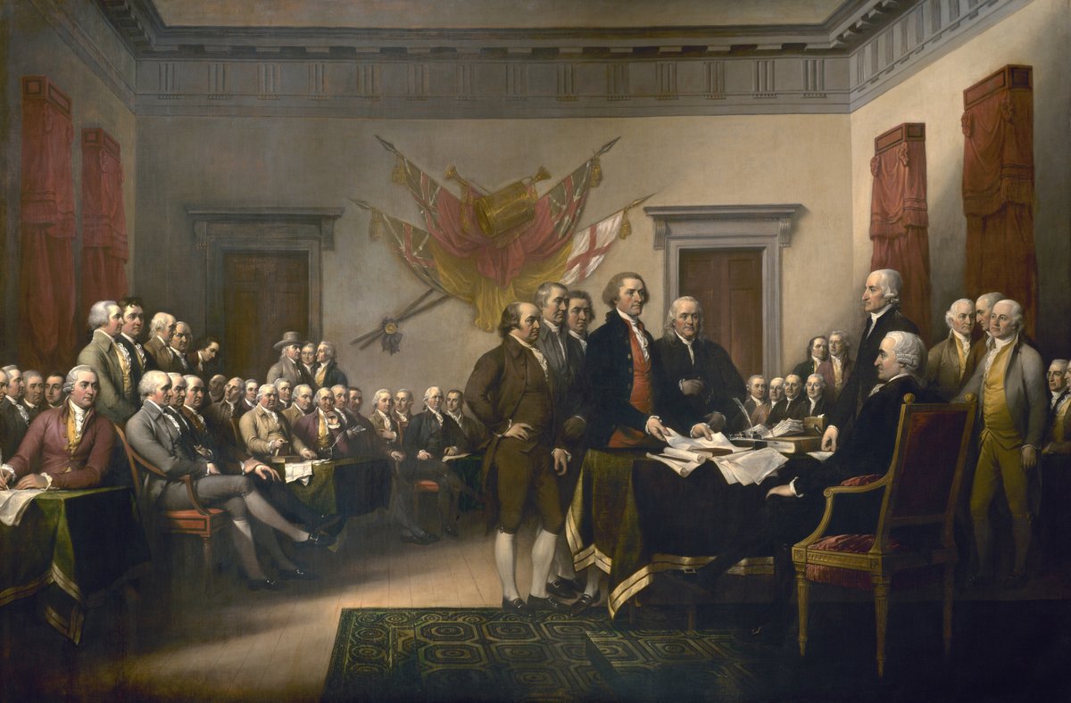 ON THIS DAY IN HISTORY, 1776: A fair copy of the committee draft of the Declaration of Independence was read in Congress. Congress then debated and revised the document.

Read a transcript of the draft and its revisions: bit.ly/4cFZ50w