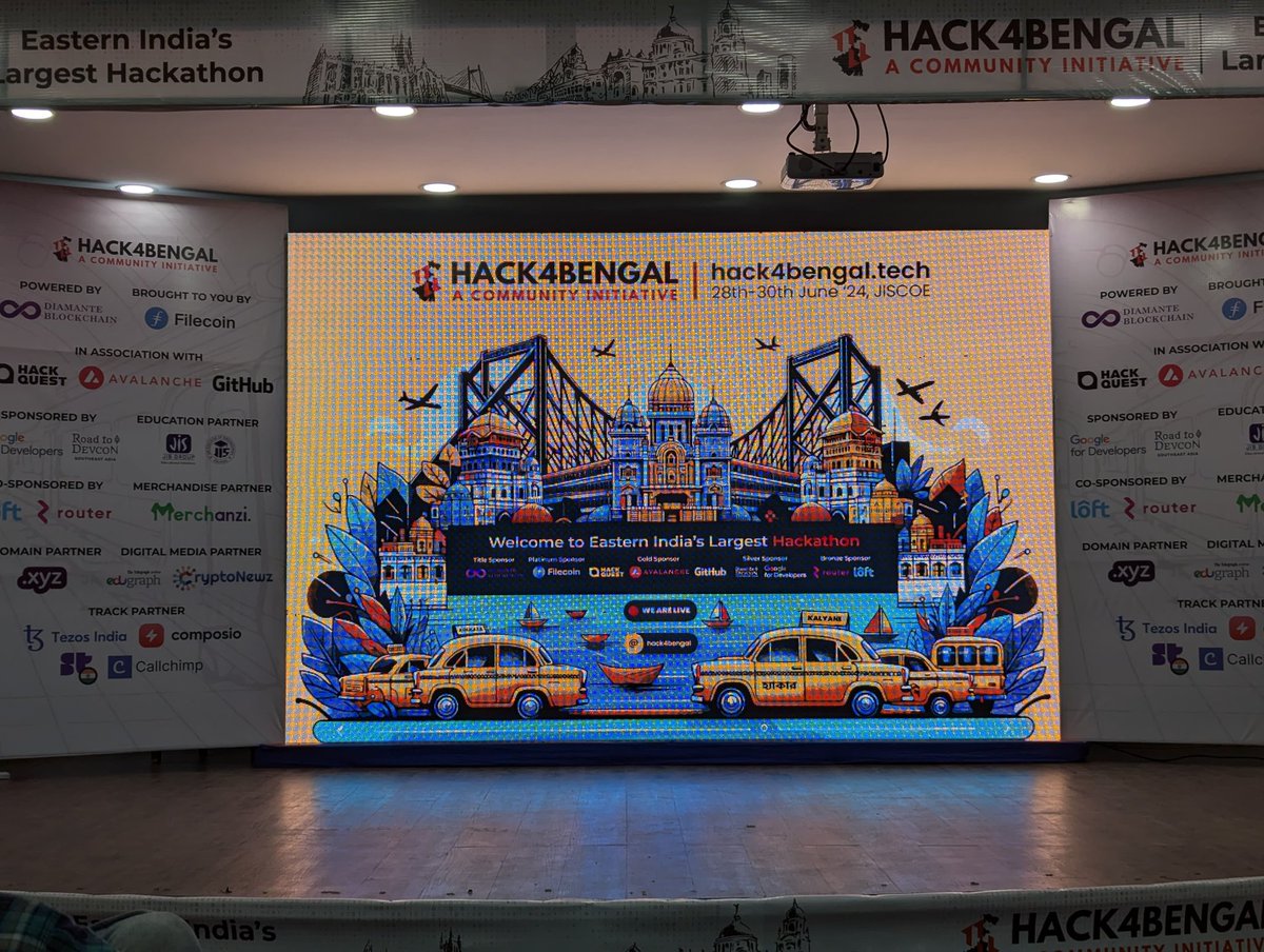 DebamritaP's tweet photo. Here we go at @hack4bengal

Let's hacking....#hackathon https://t.co/brdRyg3J60