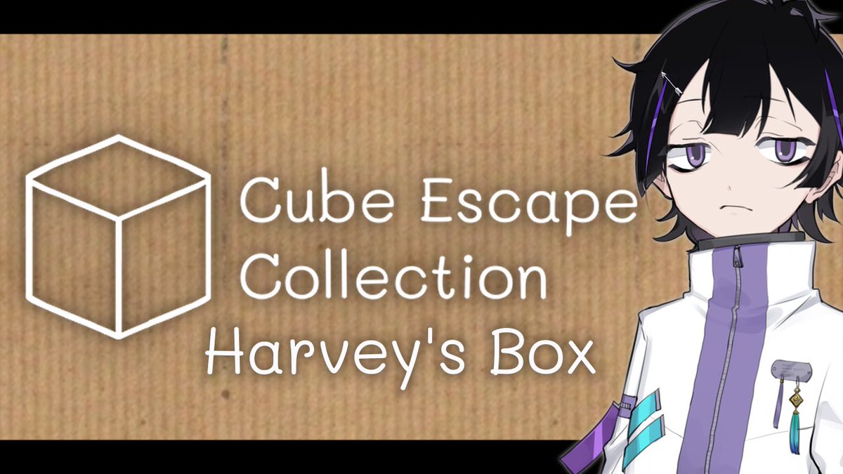 Hakuya_Huuro's tweet photo. 本日21時から!
謎解き脱出ゲームやっていきますよ!
ハーヴェイの箱…?
【#CubeEscapeCollection】第4章:Harvey's Box【#Vtuber/珀矢風蕗】
YouTube:https://t.co/k8M8Cyz1Fg https://t.co/0Z86lShbgw