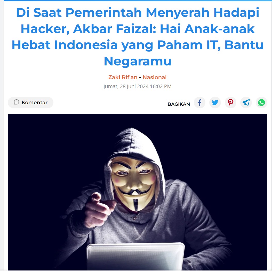 SKANDAL KELOLA DATA 
• gampang diserang 
 mudah nyerah
Klean gak curiga ada permainan hilangkan data kejahatan? Ingat, di tengah reformasi ada skandal BLBI lalu Gedung BI terbakar (8/12/97). 
✓ Konstitusi bilang 'Lindungi segenap bangsa (&amp; data2nya). DPR gak tertarik usut ini?