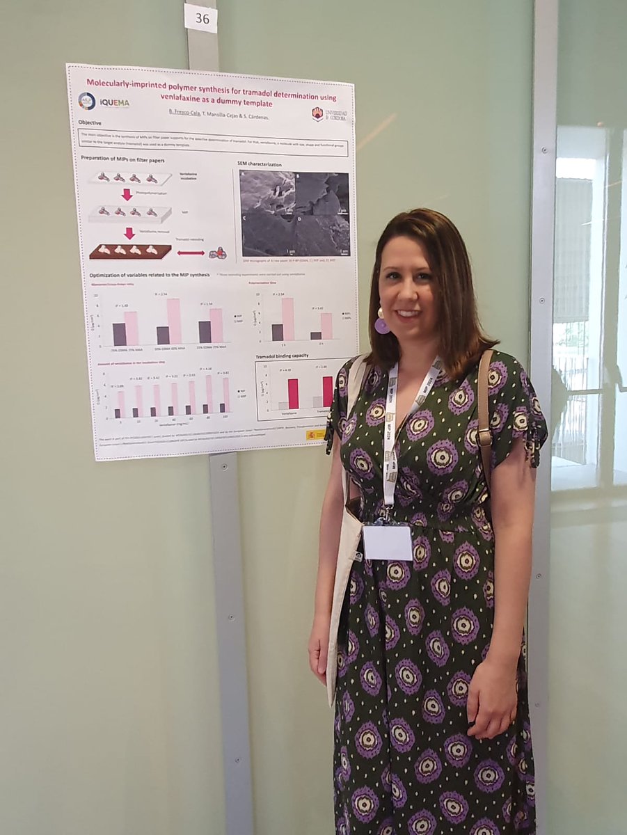 AS2P Research gr. (@as2p_rg) on Twitter photo Last week, <a href="/Bea_ner/">Beatriz Fresco-Cala</a> attended the 12th International Conference on Molecular Imprinting, held in Verona, where she presented our recent research on MIPs for the analytical extraction of tramadol Last week, <a href="/Bea_ner/">Beatriz Fresco-Cala</a> attended the 12th International Conference on Molecular Imprinting, held in Verona, where she presented our recent research on MIPs for the analytical extraction of tramadol