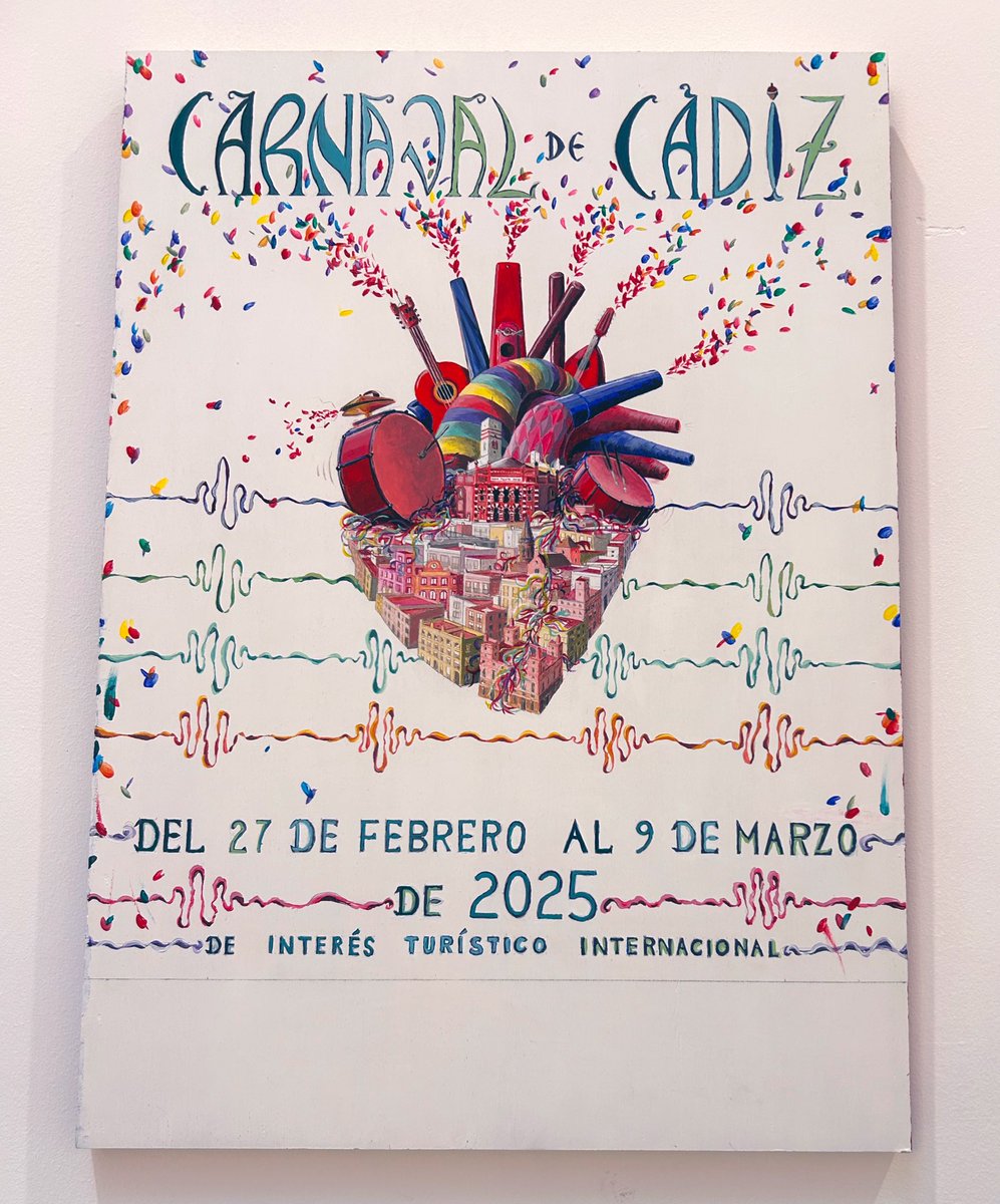 De entre los carteles del Carnaval 2025 no seleccionados, el que más me ha gustado es este. Bajo mi humilde opinión, habría sido un gran ganador