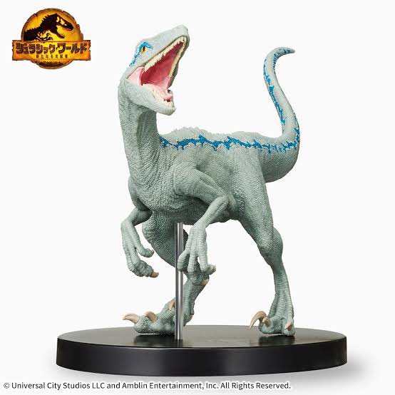 スーパービッグ　ヴェロキラプトル　リペイント改造 スーパービッグ ヴェロキラプトル リペイント改造 プラキット「ブルー