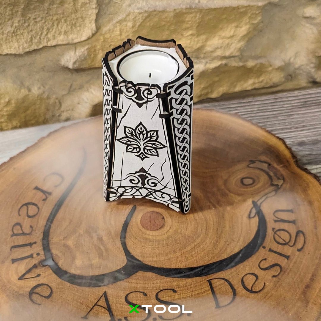 xToolOfficial's tweet photo. Awesome Candle stand made of wood and
white MDF! This is such a great personalize item
idea!😍
Created with xTool S1 40W
🔗https://t.co/qDJwrd1UkZ
📷: creative ASS Design
#xtool #xtools1 https://t.co/S8FpYexZ6i