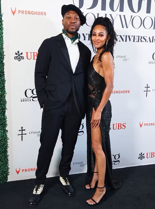 Originality &amp; savoir-faire merge with chic &amp; dark lusciousness as Jonathan Majors &amp; Meagan Good attend A Toast to Black Hollywood which Celebrates 10 Years of Black Excellence in Los Angeles. 🪐
#JonathanMajorsIsAHero
#JonathanMajors + #MeaganGood = #Jogan 🖤