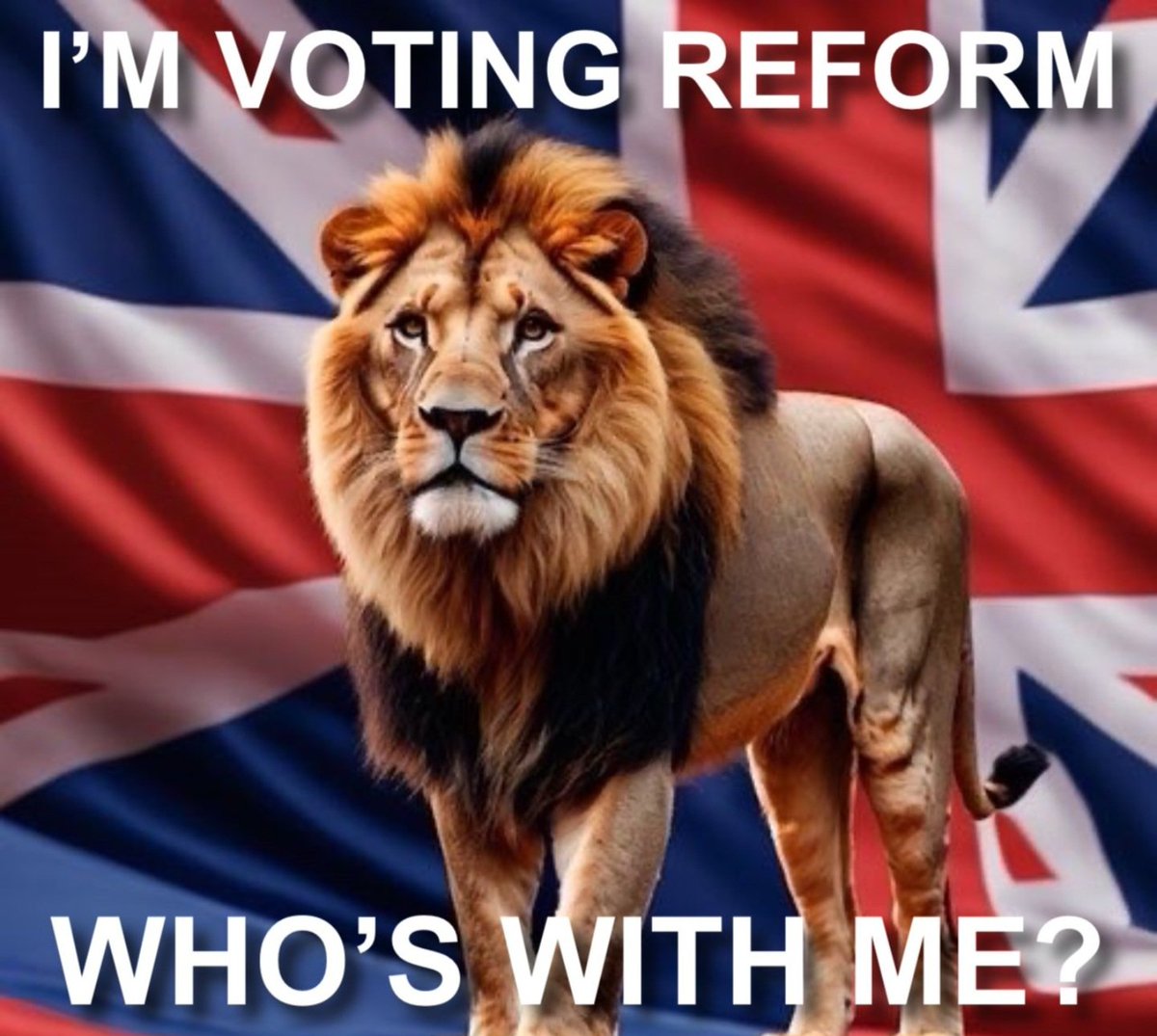 Who's With me? 

#VoteReformUK 4th July 🗳️
🇬🇧🇬🇧🇬🇧🇬🇧🇬🇧🇬🇧🇬🇧🇬🇧🇬🇧🇬🇧🇬🇧

Like, Share &amp; Follow

<a href="/reformparty_uk/">Reform UK</a>