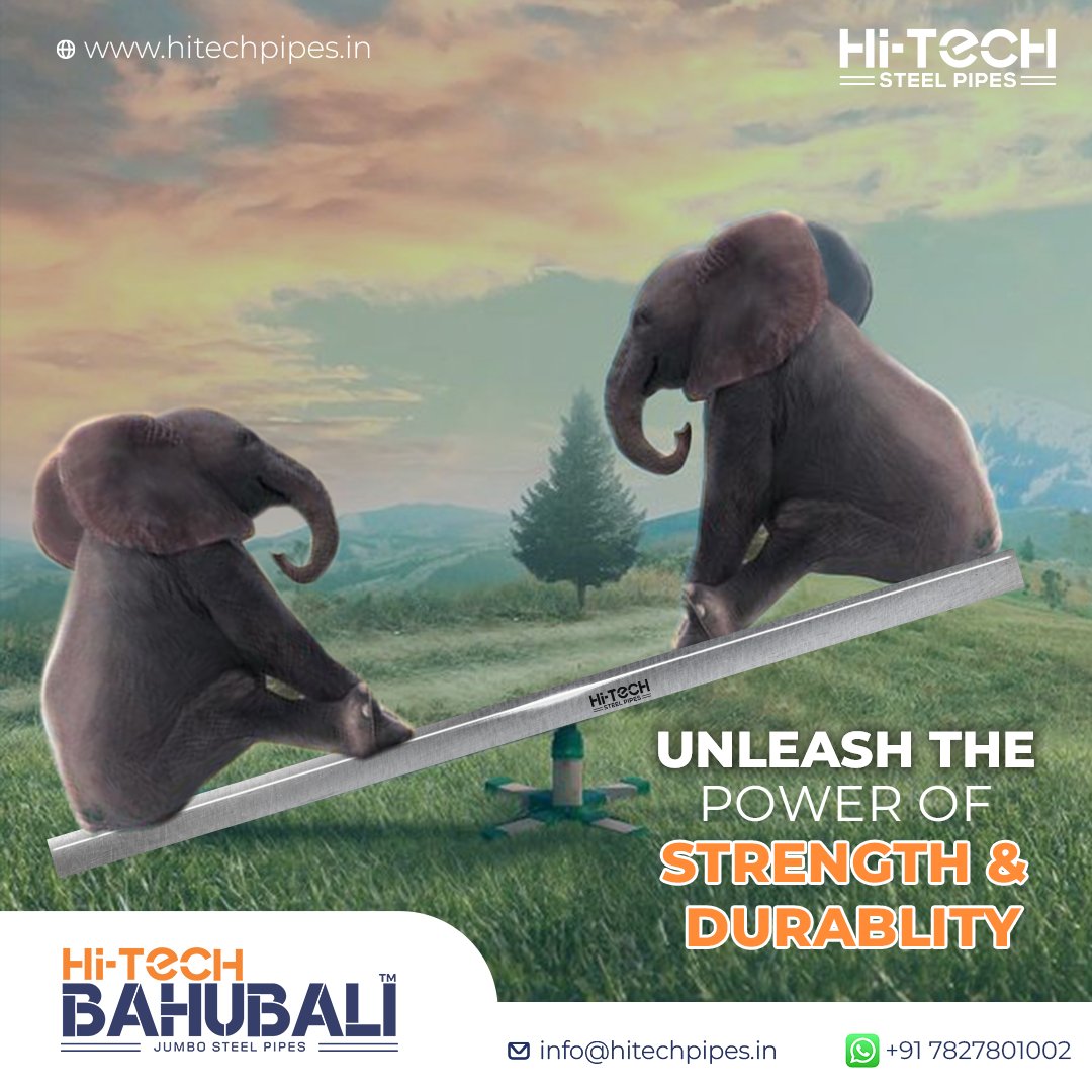 Hitechpipe's tweet image. Hi-Tech Bahubali 
.
.
.
Visit at : hitechpipes.in
#hitechbahubali #StructuralPipes #Innovation #Construction #Durability #Technology #HiTechPipes #Fabrication #construction #builder #engineere #erwpipes #steelpipes #gipipes #GPpipes #ConstructionInnovation