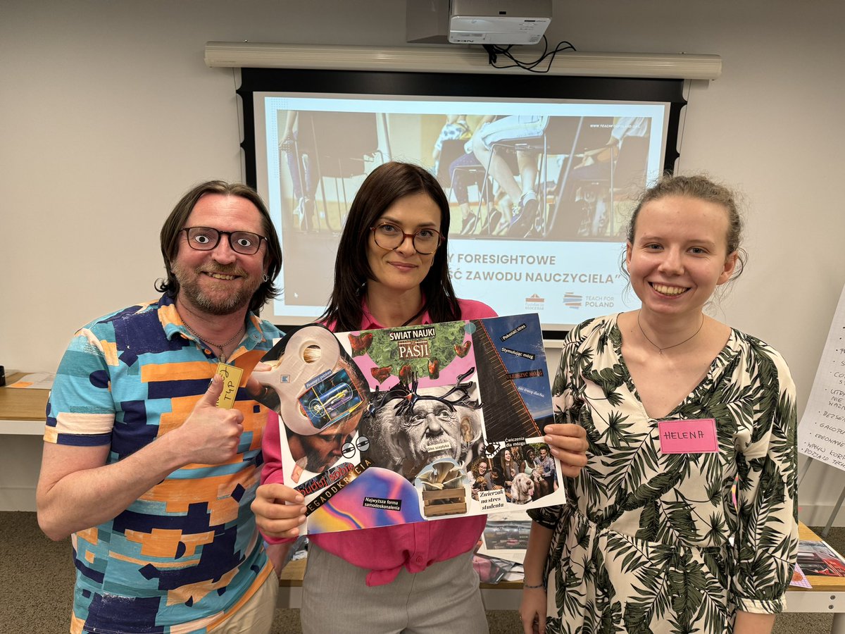 Pierwszy dzień warsztatów, na których tworzymy szkołę przyszłości za nami. Za parę chwil zaczynamy drugi. Dziś będziemy pisać scenariusze na 2040 rok w edukacji.
Dziękuję Fundacja Teach for Poland za zaproszenie. 🙌
#edukacjaprzyszlosci #teachforpoland