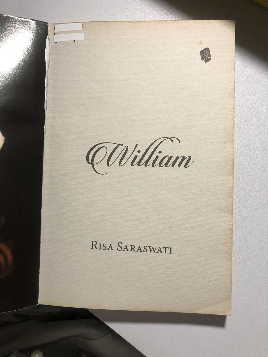 migudailys's tweet photo. WTS, buku WILLIAM karya Risa Saraswati ๐ซ (peter cs)
๐price - 35k(nego, dm aku sj)
๐ก dom : Cilegon -Banten
kalo mau tau kondisi lengkapnya boleh dm aku ya, #WTS #petercs https://t.co/JKFIFXY6Gh
