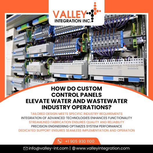 ValleyInte's tweet photo. How Do Custom Control Panels Elevate Water and Wastewater Industry Operations?
• Tailored design meets specific industry requirements
• Integration of advanced technologies enhances functionality
• Streamlined fabrication ensures quality and reliability https://t.co/OqefQ7u8M2