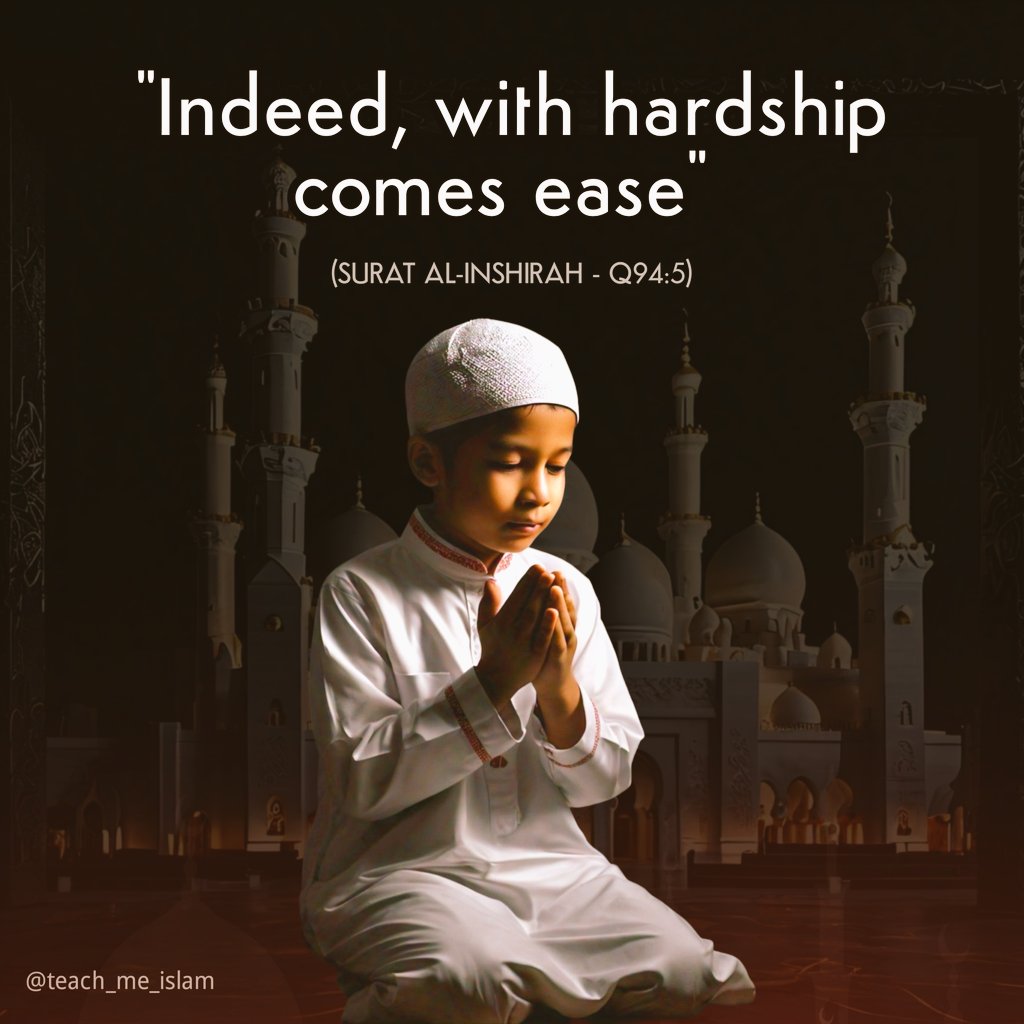 Teach_Me_Islam's tweet photo. Indeed with hardship comes ease - (Q94:5) https://t.co/oZrwLSOy1n
