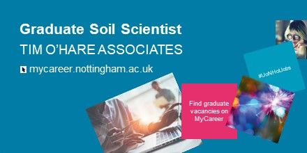 🌿 Exciting opportunity to join Tim O'Hare Associates! Seeking a self-starter with a relevant degree in soil science or related field. Strong communication skills and IT proficiency required. #UoNHotJobs buff.ly/3Ryr3mO
