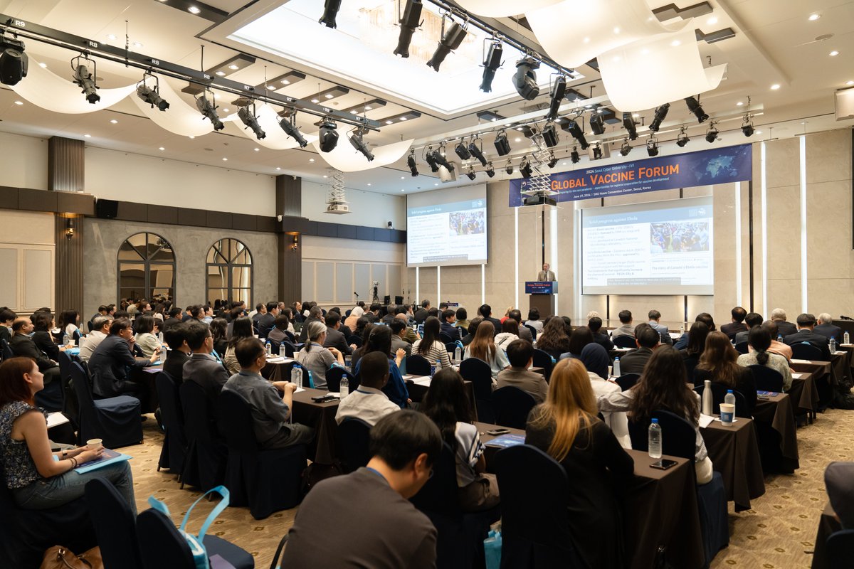 drjeromekim1's tweet photo. Thrilled to have leading experts at 2024 IVI Global Vaccine Forum. Thank you to KDCA for co-hosting the forum, Seoul Cyber University for supporting the IVI Forum series, and 140+ participants for attendance. https://t.co/JGjNJXluNS