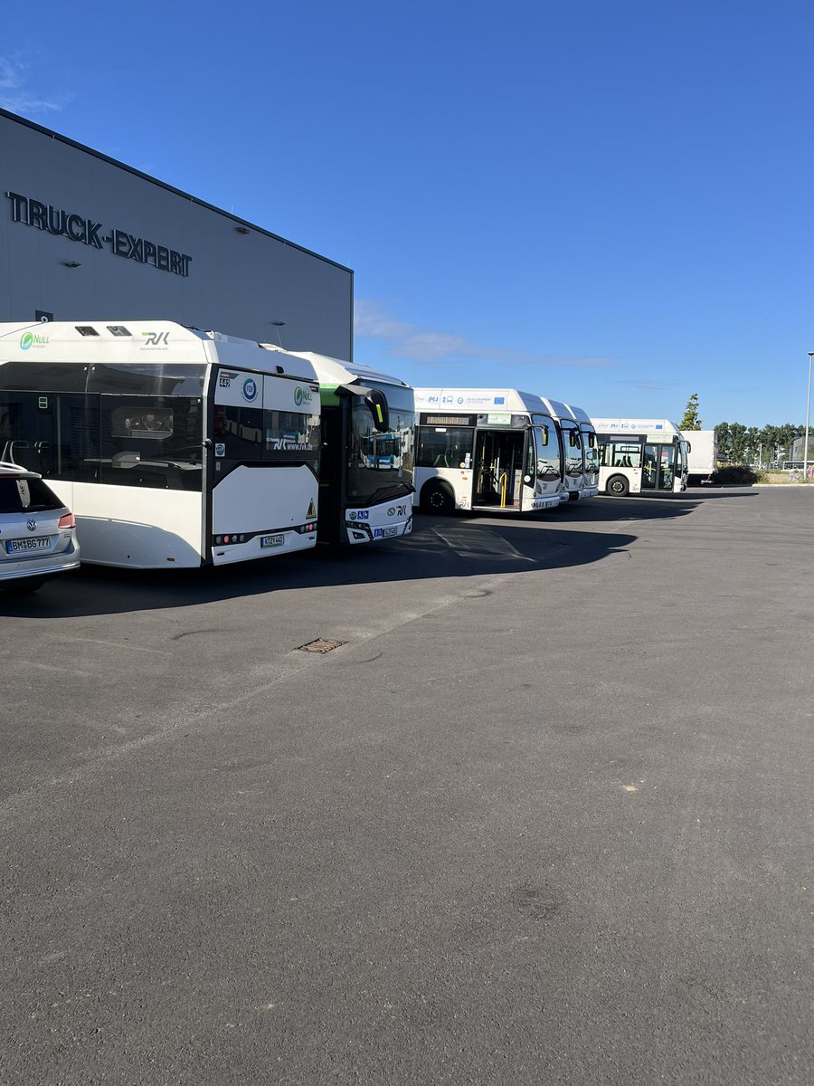 Today in Bornheim close to Bonn - all invited how are interested in e-mobility in heavy duty traffic in particular Hydrogen