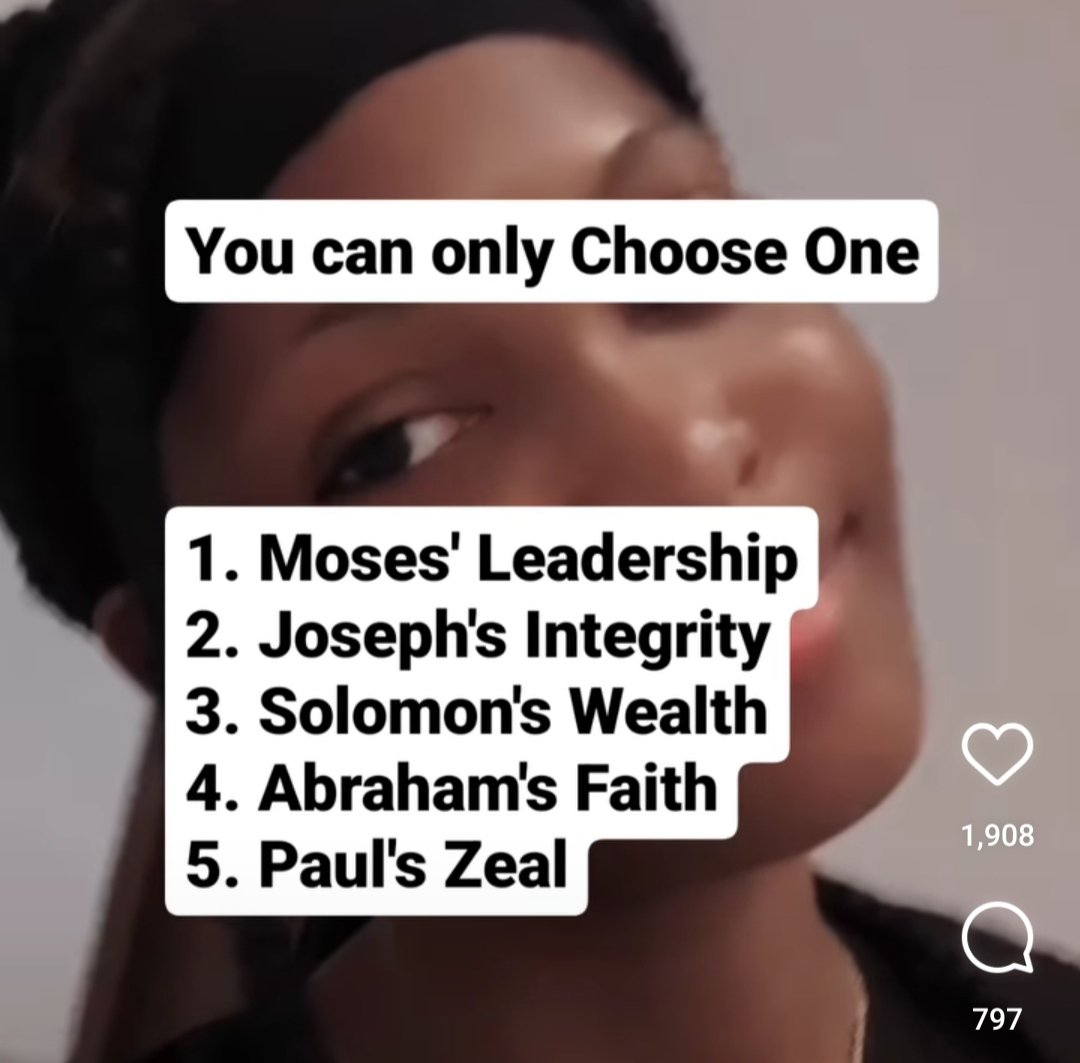 You can only choose one

📷: ayaba_eo (IG)