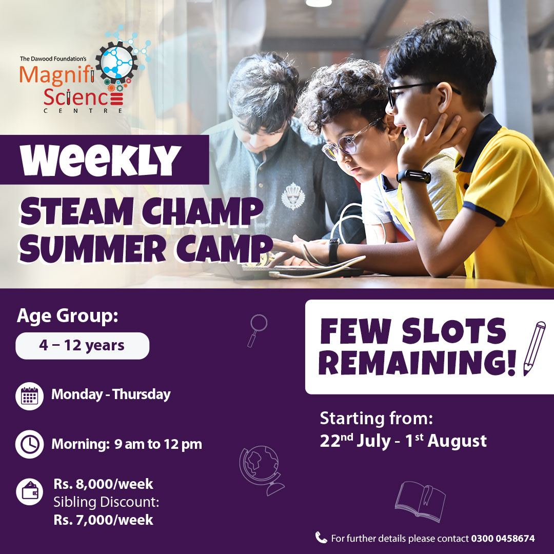 TDF's Weekly STEAM Champ Summer Camp offers a holistic curriculum designed to equip your child with valuable critical thinking, communication, and collaboration skills, all while exploring the exciting world of STEAM. 

Registration link: 
shorturl.at/CaFmk