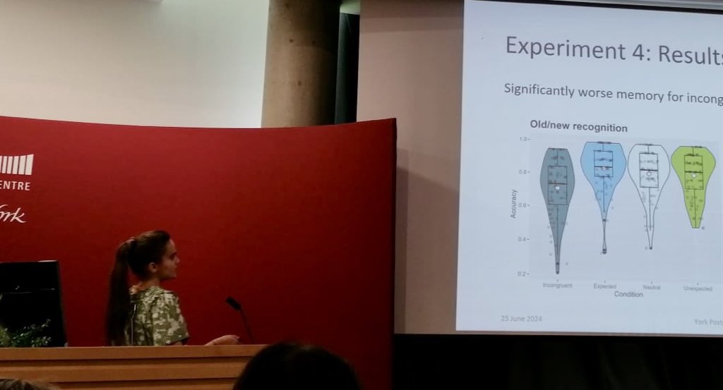 vanessagkeller's tweet image. Really enjoyed getting to present my research at the 3rd annual @YorkPsychology and @YorkStJohn postgraduate research conference earlier this week, and listening to my peers‘ fantastic talks!
Next up: @ExpPsychSoc York Meeting next week!
