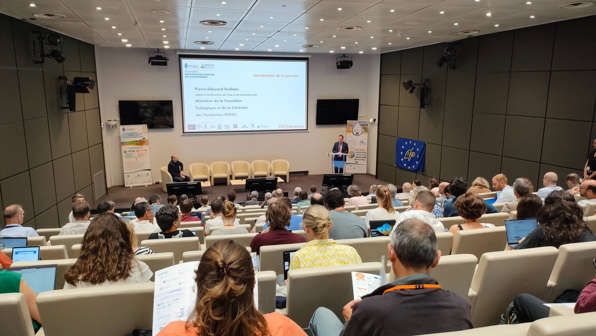 [#LifeEauClimat] C'est parti pour le séminaire de restitution des projets LIFE Eau&amp;Climat et #Explore2 !
<a href="/OI_Eau/">Office International de l'Eau (OiEau)</a> <a href="/INRAE_France/">INRAE</a> 
N'hésitez pas à nous rejoindre en visio :
➡️dailymotion.com/video/x8ywh2o
