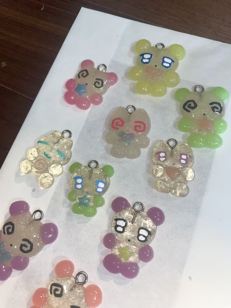 반짝반짝 귀여운 키링들 완성