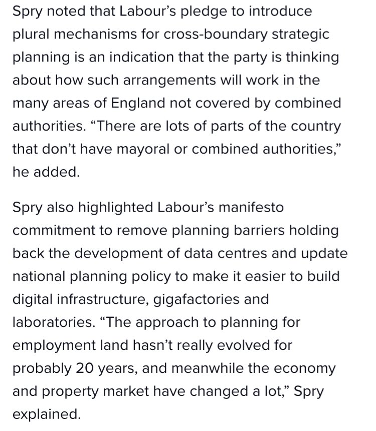 Matthew Spry (@mspry_) on Twitter photo Me pontificating in <a href="/PlanningMag/">Planning Magazine</a> on Labourās planning reforms, complete with the usual wild stabs in the dark and a regrettable reference to pumping big shots of adrenaline. Itās all going to be embarrassing if the polls are badly wrongā¦. planningresource.co.uk/article/187889⦠Me pontificating in <a href="/PlanningMag/">Planning Magazine</a> on Labourās planning reforms, complete with the usual wild stabs in the dark and a regrettable reference to pumping big shots of adrenaline. Itās all going to be embarrassing if the polls are badly wrongā¦. planningresource.co.uk/article/187889ā¦