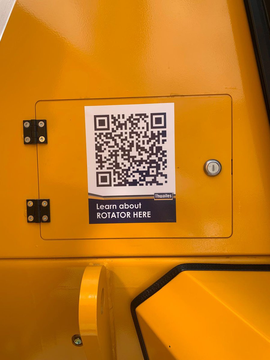 If you would like to know more about the <a href="/ThwaitesDumpers/">Site Dumpers</a> Rotator then please scan the QR Code - Thank you
