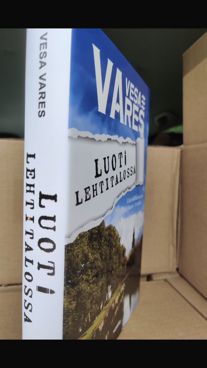 Tänään haastateltavana toisesta dekkaristani Sylvään lavalla kello 14! #Vanhankirjallisuudenpäivät2024 #LuotiLehtitalossa #warelia #vesavares
