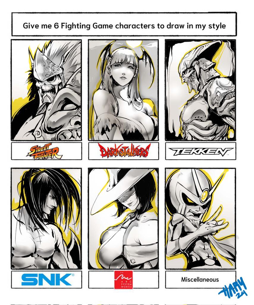 haryholiver's tweet photo. A bit busy lately, taking a break from Custom Gundam entertainment, back to drawing 😆
#StreetFighter
#darkstalker
#Tekken
#KingofFighter
#GuiltyGears
#ViewtifulJoe https://t.co/0znCr9Y41X