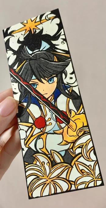 ゴエリンで頒布予定の十二傑しおりが届きました!新局紙という紙を用いており、ざらつきのある質感です。12枚1セットでの頒布を予定しています。 