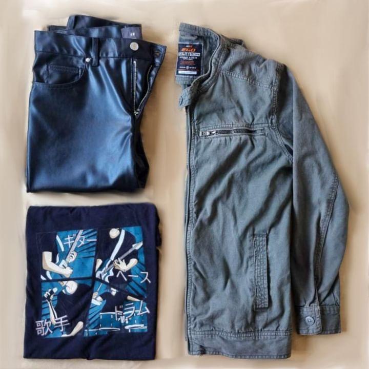 Fashionistas for tonight's Fête dela Musique Rock Pocket Stage at Alibi Music Lounge.

Can you guess who owns these attires?