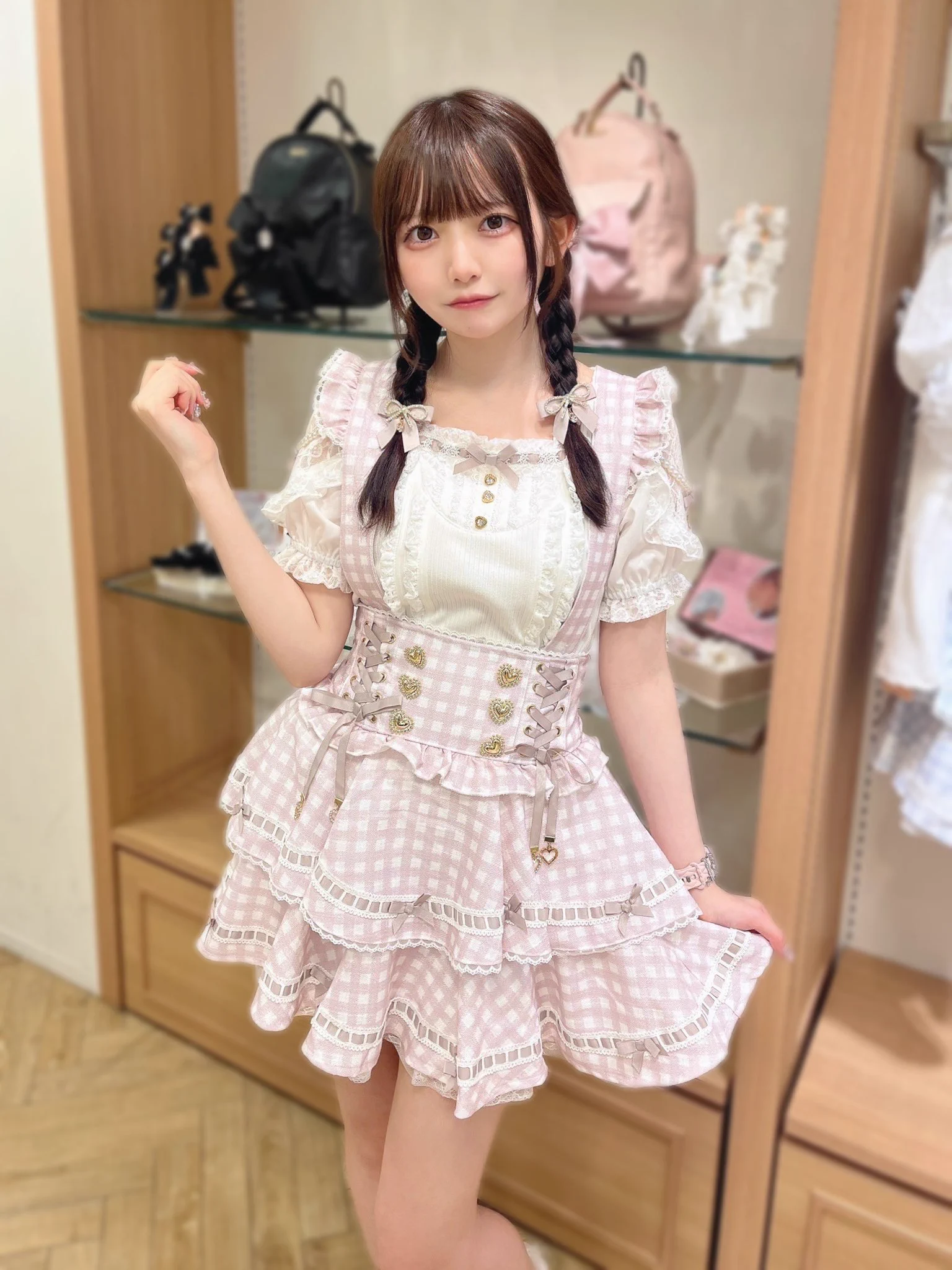 LIZLISA はしごリボンスカパン　はしごリボンツイードティアードスカパン LIZ LISA on X: 