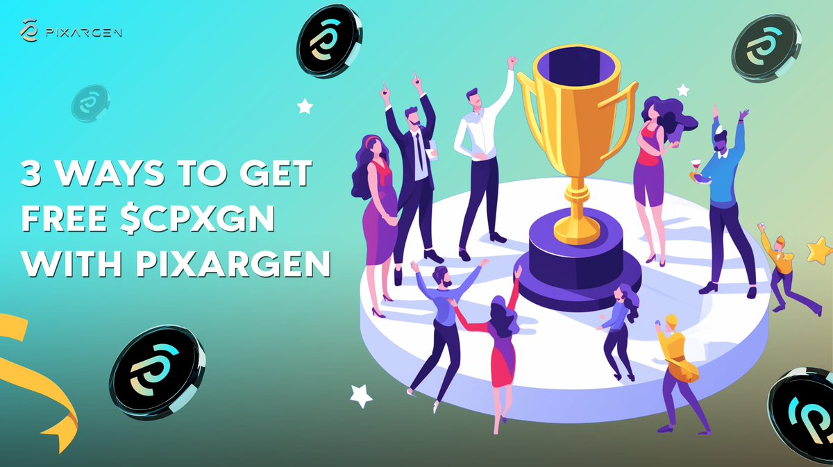 PixargenAI's tweet photo. 🔥3 ways to get free $cPXGN with Pixargen🔥

We know you're all eager to know about this right now. We won't keep you waiting any longer, let's get started!🚀

1. Log in to receive $cPXGN every day
To thank everyone for participating in the project, we give you a reward for logging in. The more you log in, your rewards will grow.

2. Complete all the tasks and claim $cPXGN.
We have small tasks for you to complete to receive rewards every time you complete it. Tasks like Mint Photos, Mint Videos, Join Discord,...

3. Referrals
The more friends you invite to join, the more $cPXGN you will receive. For each Referral, you will receive 10 $cPXGN.

👉Check it out now: https://t.co/lapC7gfv5a

#Pixargen #AI #NFT #crypto #Web3 $PXGN $cPXGN