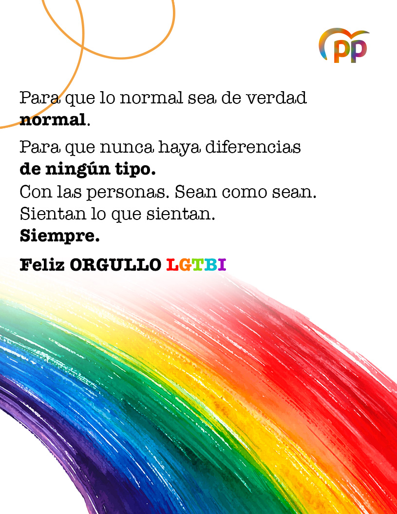ppopular's tweet image. Con las personas. Sean como sean. Sientan por quien sientan. 

Feliz #Orgullo2024