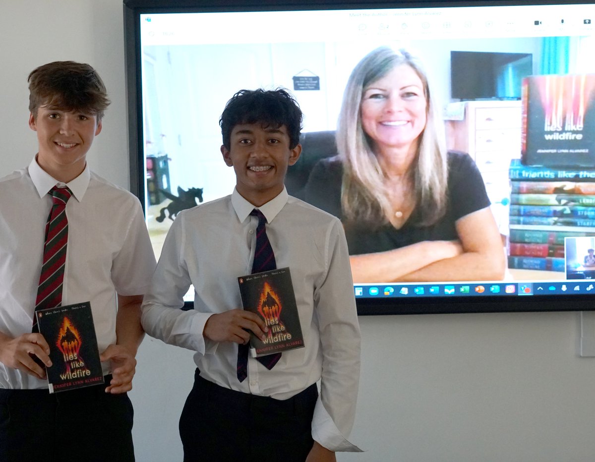 The Mallison Library (@rgsglibrary) on Twitter photo Thank you <a href="/JenniferDiaries/">Jennifer🔥Lynn🔥Alvarez</a> for generously spending time talking to 4P and answering their questions about your work especially #lieslikewildfire, which has been their class read this year. They really enjoyed being able to hear directly from you. @rgs_guildford <a href="/PenguinUKBooks/">Penguin Books UK</a> Thank you <a href="/JenniferDiaries/">Jennifer🔥Lynn🔥Alvarez</a> for generously spending time talking to 4P and answering their questions about your work especially #lieslikewildfire, which has been their class read this year. They really enjoyed being able to hear directly from you. @rgs_guildford <a href="/PenguinUKBooks/">Penguin Books UK</a>