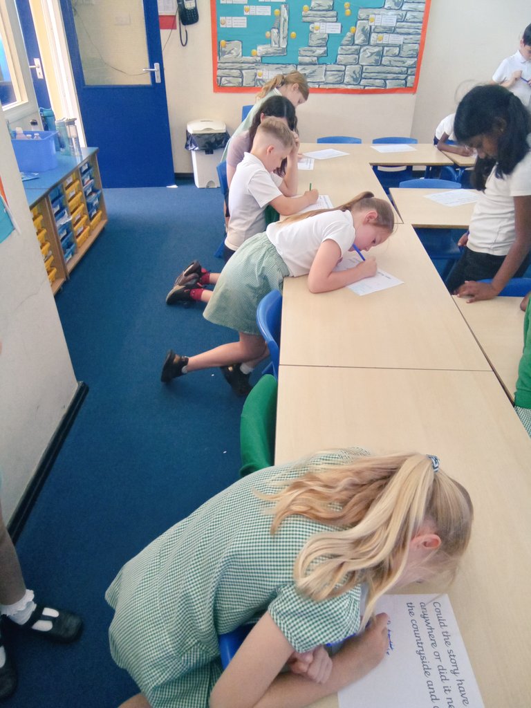 svdp_school's tweet photo. Year 3 working together as we finished our story in English & gathered our thoughts & feelings about the story "The Comet' #clpe https://t.co/Avp3JJLqxJ