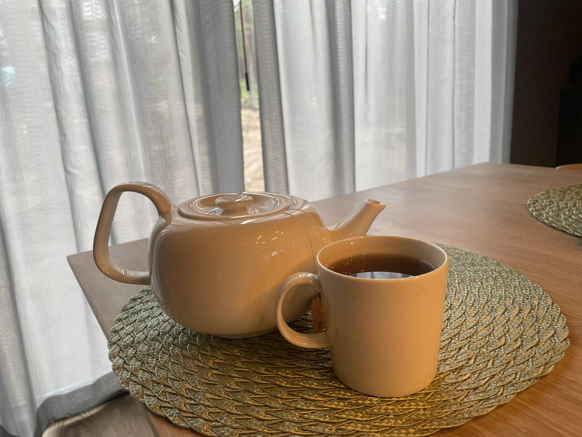 LeviSnowbird's tweet photo. A peaceful and luxurious morning in our Chalet: A cup of tea is a harmonious addition to your quiet moments. #luxury #luxyrychalet #traveller #luxurytravel #peaceful #harmony #iittala #teatime #visitlevi #lapland https://t.co/E3gM29fph3
