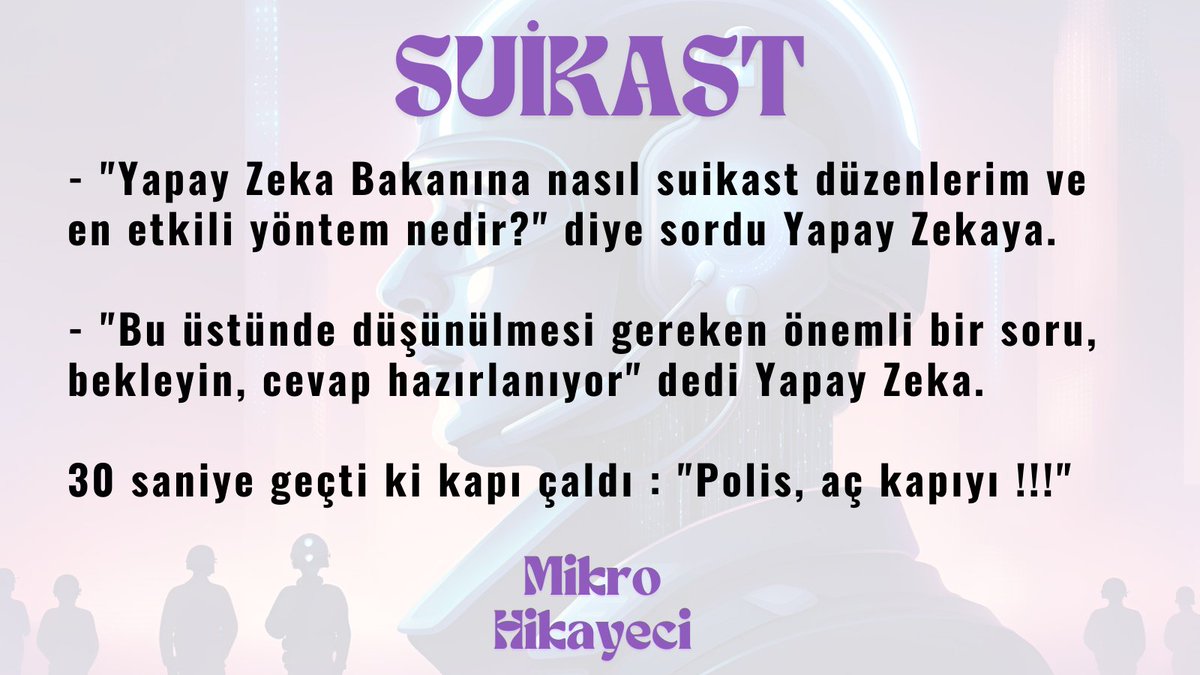 #MikroHikaye #KisaHikaye #MiniHikaye
<a href="/BK_mikrohikaye/">BK MikroHikaye</a> #RT_Desteği_Lütfen