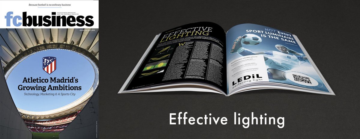 LEDiLgroup's tweet photo. LEDiL in focus in the latest fcbusiness Magazine issue no 158. Read the digital version online and find out how stadium lighting can be made more effective while meeting today's requirements: https://t.co/IIvkkNT2OZ
#ledoptics #ledlighting #sportslighting https://t.co/4qdQuiG2kn
