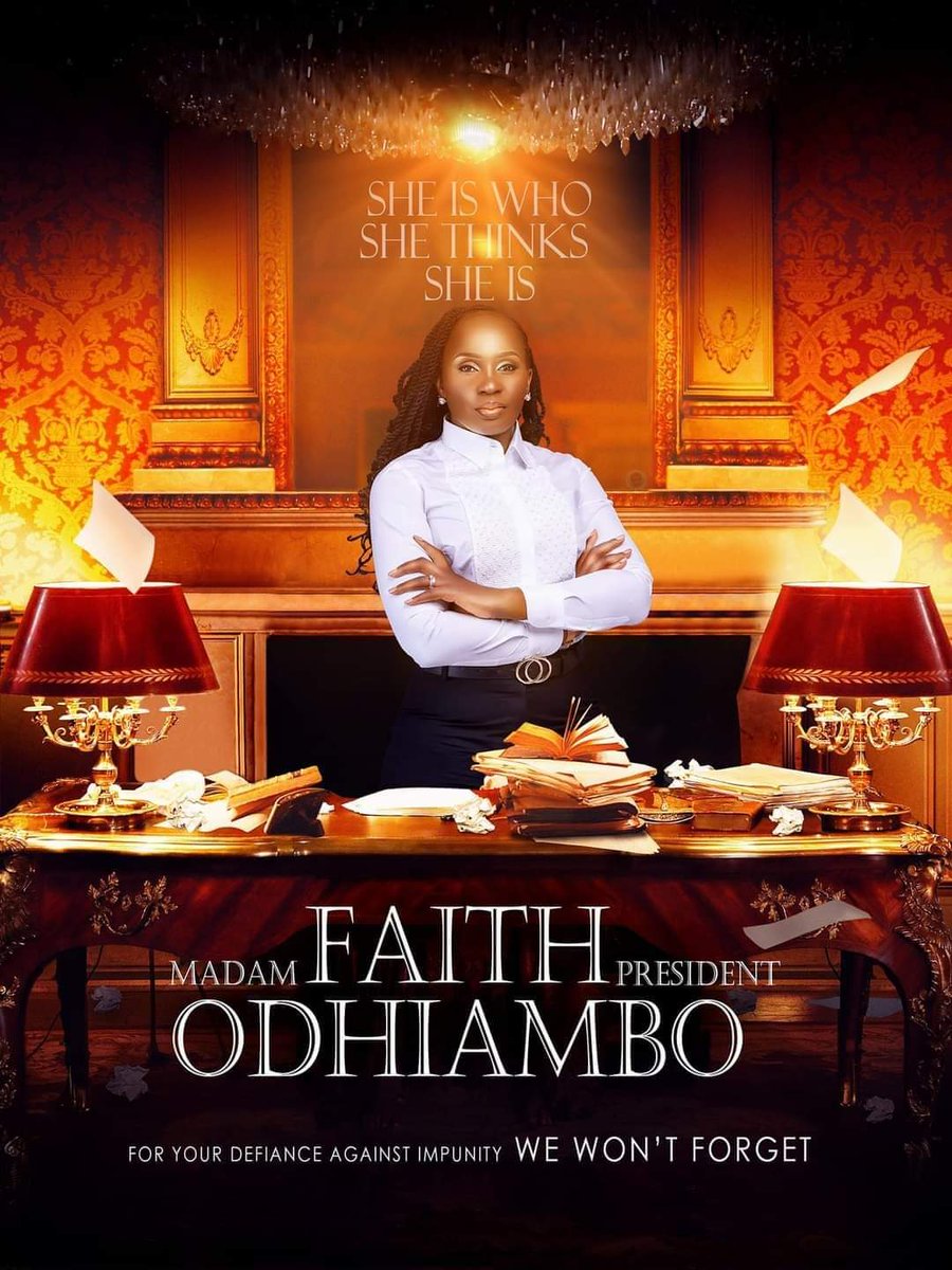 LSK President Faith Odhiambo is a godsend. She is making Kenyans proud. Keep up the good work, Madam President.