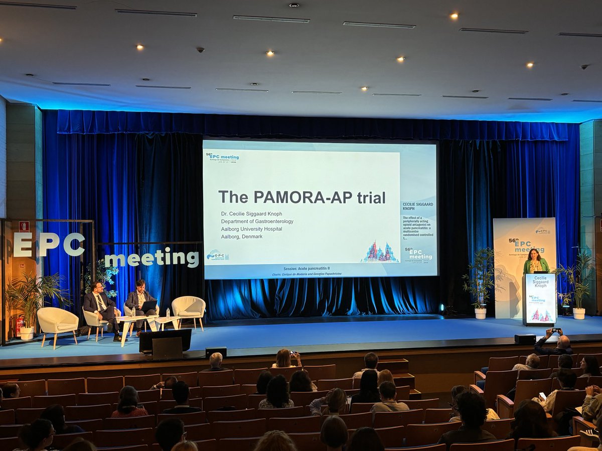 Sanjay Pandanaboyana (@sanjay_hpb) on Twitter photo Excellent presentation of the Pamora-AP RCT by <a href="/CSKnoph/">Cecilie Siggaard Knoph</a> led by <a href="/AsbjornDrewes/">Asbjørn Mohr Drewes</a> at <a href="/EurPancClub/">EPC-Europ Pancr Club</a> meeting.
Important study to further understanding pain Rx in AP. An ongoing challenge!
Link to the manuscript in AJG journals.lww.com/ajg/abstract/9… Excellent presentation of the Pamora-AP RCT by <a href="/CSKnoph/">Cecilie Siggaard Knoph</a> led by <a href="/AsbjornDrewes/">Asbjørn Mohr Drewes</a> at <a href="/EurPancClub/">EPC-Europ Pancr Club</a> meeting.
Important study to further understanding pain Rx in AP. An ongoing challenge!
Link to the manuscript in AJG journals.lww.com/ajg/abstract/9…