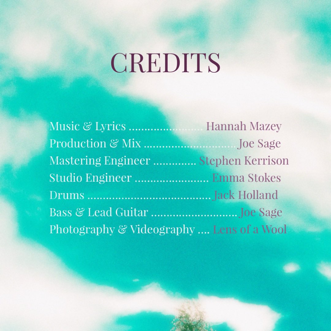 HannahMazey's tweet image. What the heeeeeeeeeeellllllllllll! My new single “WISH U FELT THE SAME” is out now on all platforms and it’s summer vibes all round 🌞🌞

A huge shout out and thank you to the incredible individuals that helped it become a piece of art 🪻

#newmusicfriday #bbcintroducing