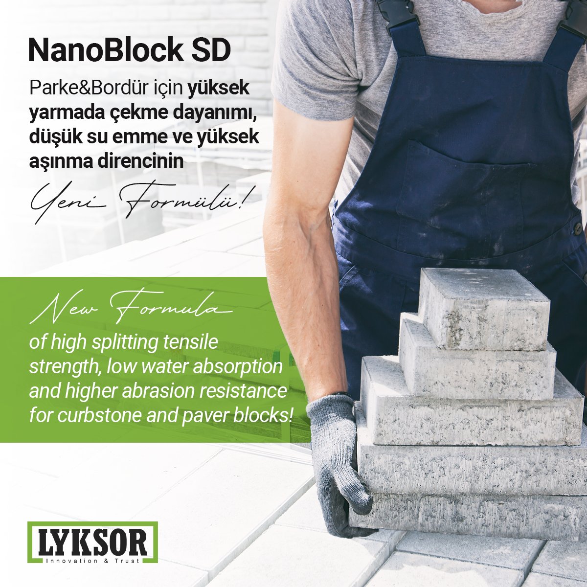 NanoBlock SD® serisi ile kuru kıvamlı betonların sıkıştırılabilirliğini geliştirip kolaylaştırın.

Improve and facilitate the compactability of zero-slump concrete with Nanoblock SD® 20.

#KalekimLyksorKimya #LyksorChemicals #beton