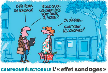 Sondage, dis-moi pour qui voter 

Plus le contexte politique est instable, plus les enquêtes d’opinion ont du poids. Si les prédictions nationales sont peu pertinentes pour le mode de scrutin des législatives, elles influencent quand même jusqu'à 20 % des électeurs. Revoir la