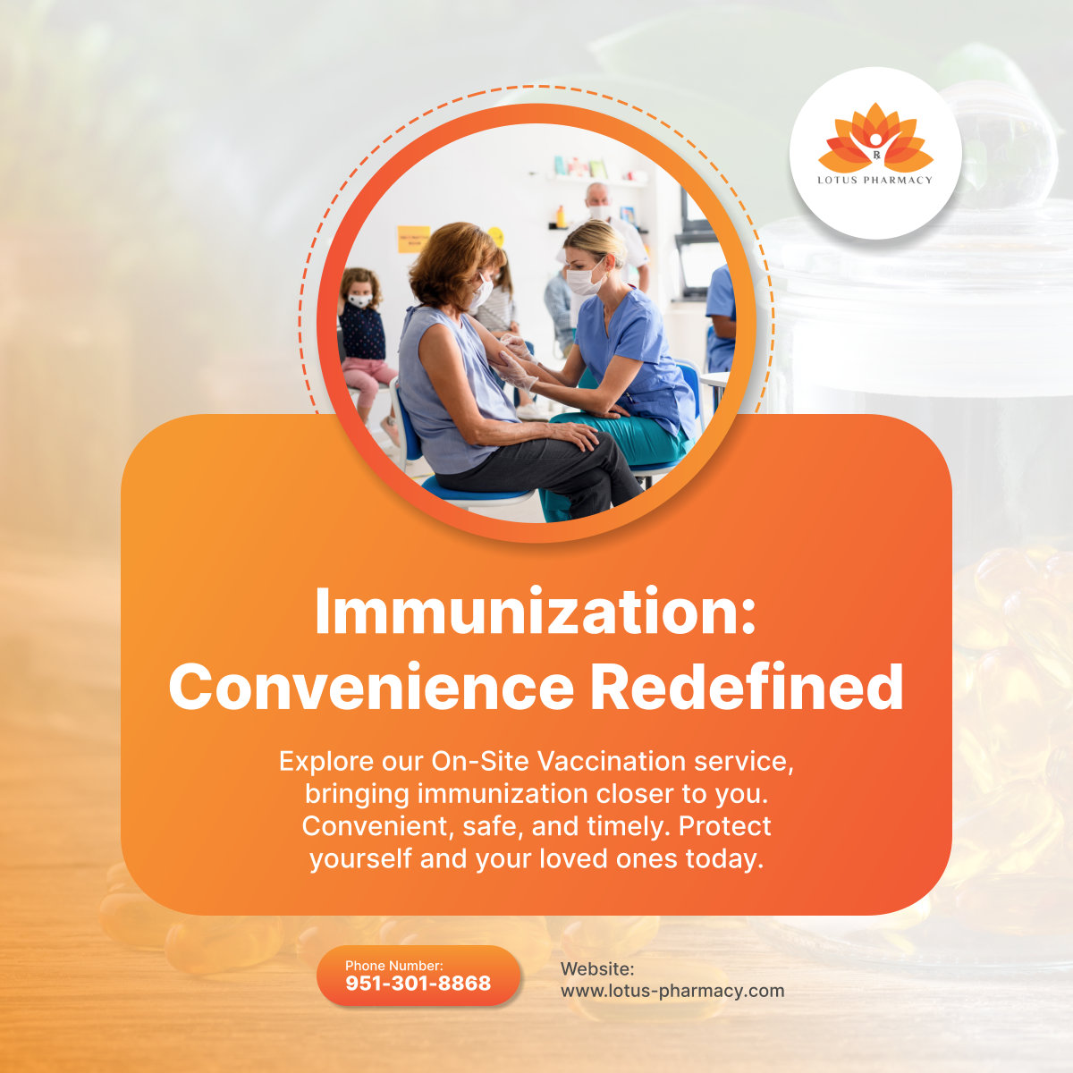 lotusphrmcy's tweet photo. Don't let distance or time constraints hinder your immunization goals. Experience the convenience of our On-Site Vaccination service, ensuring you're protected without hassle. Book now!

#Immunization #MenifeeCA #RetailPharmacy https://t.co/UlBJMBiUVQ